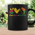 Peace Love Junenth Black Pride Freedom 4Th Of July Womens Coffee Mug Gifts ideas