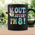 Peace Out Seven I'm 8 Year Old Girl 8Th Birthday Tie Dye Coffee Mug Gifts ideas