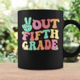Peace Sign Out Fifth Grade Last Day School 5Th Graduation Coffee Mug Gifts ideas