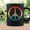 Peace Sign Vintage Distressed Anti War Freedom Retro Coffee Mug Gifts ideas