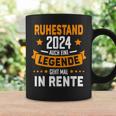 Pensioner 2024 Retirement 2024 Also Eine Legend Rente Tassen Geschenkideen