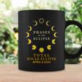 Phases Of Total Solar Eclipse April 8 2024 Cool Coffee Mug Gifts ideas