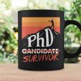 Phd Candidate Survivor Vintage Phd Graduation Coffee Mug Gifts ideas