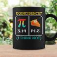 Pi Equals Pie Coincidence Happy Pi Day Mathematics Coffee Mug Gifts ideas