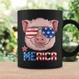 Pig 4Th Of July Merica American Flag Sunglasses Coffee Mug Gifts ideas