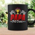 Pit Crew Papa Father Racing Car Family Birthday Party Men Coffee Mug Gifts ideas