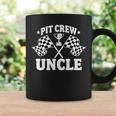 Pit Crew Uncle Race Car Birthday Party Racing Men Coffee Mug Gifts ideas