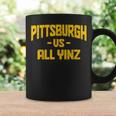 Pittsburgh Pennsylvania Map Yinz Vintage Pride Yinzer Coffee Mug Gifts ideas
