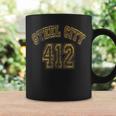 Pittsburgh Sl City 412 Home Pride Vintage Coffee Mug Gifts ideas