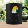 Pocket White Bellied Caique Cute Parrot Birb Memes Coffee Mug Gifts ideas