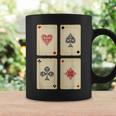 Poker Texas Hold'em Gambling Casino 4 Aces Poker Coffee Mug Gifts ideas