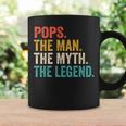 Pops Der Mann Der Mythos Die Legende Popsatertags-Vintage Tassen Geschenkideen