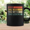 Pops The Man The Myth The Legend Vintage For Pops Coffee Mug Gifts ideas
