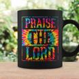 Praise The Lord Christian Faith Tie Dye Cute Christianity Coffee Mug Gifts ideas