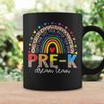 Prek Dream Team Leopard Rainbow Teacher Squad Back To School Coffee Mug Gifts ideas