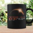 Presque Isle Maine Eclipse Solar Total April 8 2024 Eclipse Coffee Mug Gifts ideas