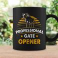 Professional Gate Opener Cow Apparel Farm Animal Farming Coffee Mug Gifts ideas