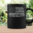 Promoted To Dad Est 2024 Featuring An American Flag Coffee Mug Gifts ideas