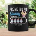 Promoted To Daddy 2025 Girl Gender Reveal Party Dad Father Coffee Mug Gifts ideas