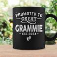 Promoted To Great Grammie 2024 First Time Mom Coffee Mug Gifts ideas