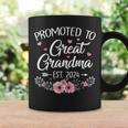 Promoted To Great Grandma Est 2024 First Time New Grandma Coffee Mug Gifts ideas