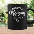 Promoted To Mommy Est 2024 Soon To Be Mom 2024 Mother's Day Coffee Mug Gifts ideas