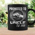 Promoted To Uncle 2023 First Time Fathers Day New Uncle Coffee Mug Gifts ideas