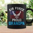 Proud Air Force Grandpa American Flag Veteran Coffee Mug Gifts ideas