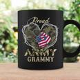 Proud Army Grammy With Heart American Flag For Veteran Coffee Mug Gifts ideas