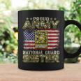 Proud Army National Guard Sister With American Flag Coffee Mug Gifts ideas