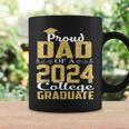Proud Dad Of 2024 Graduate College Graduation Coffee Mug Gifts ideas