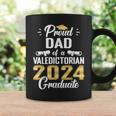 Proud Dad Of 2024 Valedictorian Class 2024 Graduate Coffee Mug Gifts ideas