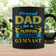 Proud Dad Of A Flippin Awesome Gymnast Gymnastics Dad Coffee Mug Gifts ideas