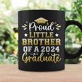 Proud Little Brother Of A 2024 Graduate Senior Graduation Coffee Mug Gifts ideas