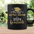Proud Little Sister Class Of 2024 Graduate Senior Graduation Coffee Mug Gifts ideas