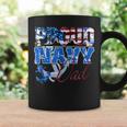 Proud Navy Dad Patriotic Sailor Fathers Day Coffee Mug Gifts ideas