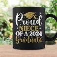 Proud Niece Of A 2024 Graduate Graduation Matching Family Coffee Mug Gifts ideas