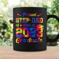 Proud Stepdad Of A Class Of 2023 Graduate Senior Tie Dye Coffee Mug Gifts ideas