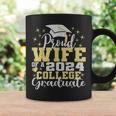 Proud Wife Of 2024 College Graduate Family 24 Graduation Coffee Mug Gifts ideas