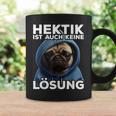 Pug Hektik Ist Keine Lösung Tassen, Lustiges Mops Tee Geschenkideen