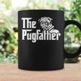 The Pugfather Pug Dad Father's Day Pug Lovers Coffee Mug Gifts ideas