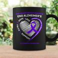 Purple End Alzheimers Awareness Frauen Männer Kinder Mama Papa Tassen Geschenkideen