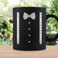 Puzzle Piece Bow Tie Suspenders Autism Awareness Boys Coffee Mug Gifts ideas