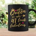 This Queen Makes 41 Look Fabulous 41St Birthday Women Coffee Mug Gifts ideas