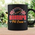 Race Car Birthday Grandpa Pit Crew Racing Car Party Family Coffee Mug Gifts ideas