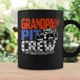 Race Car Themed Birthday Party Grandpa Pit Crew Costume Coffee Mug Gifts ideas