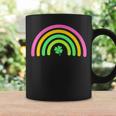 Rainbow Green Four Leaf Clover Proud Irish St Patrick's Day Coffee Mug Gifts ideas