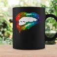 Rainbow Lips Cute Artful Make-Up Addicts Coffee Mug Gifts ideas