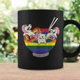 Rainbow Unicorn Ramen Gay Pride Japanese Food Lgbt-Q Ally Coffee Mug Gifts ideas