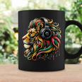 Rasta Reggae Music Headphones Jamaican Lion Of Judah Coffee Mug Gifts ideas